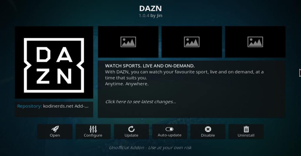 dazn kodi addon super bowl 55 buccaneers vs chiefs live without cable