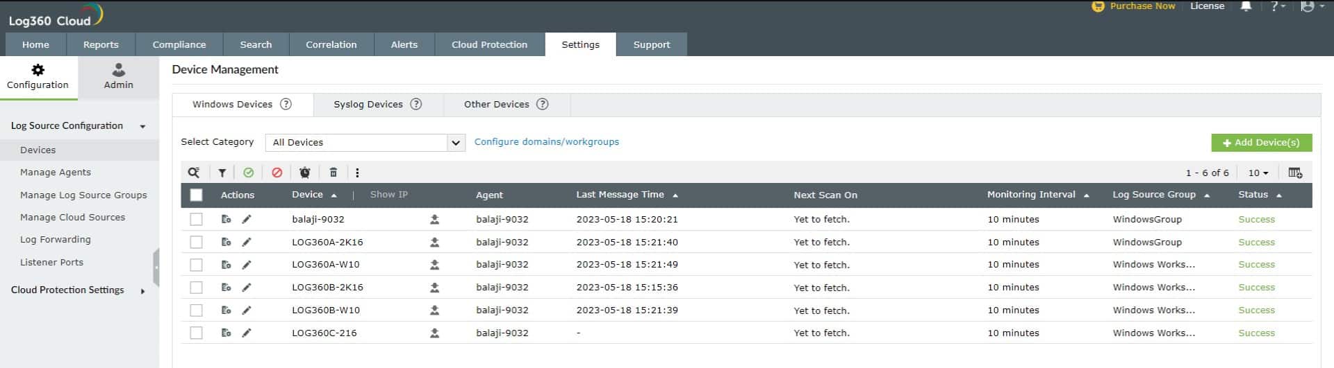 ManageEngine Log360 Windows Event Log Management