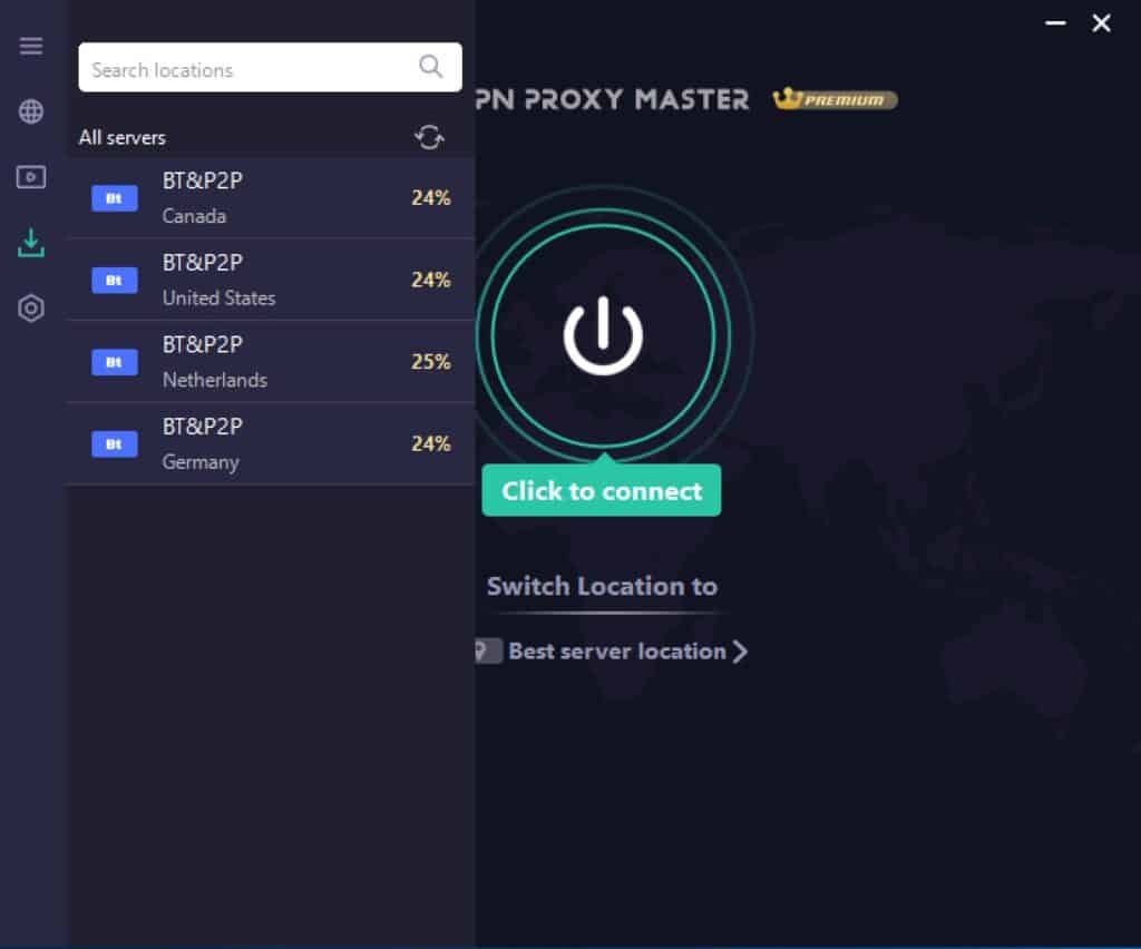 VPN Proxy Master - App - Torrenting