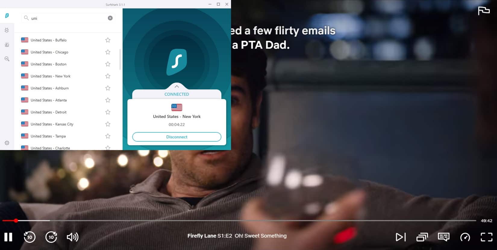 Surfshark works with Netflix