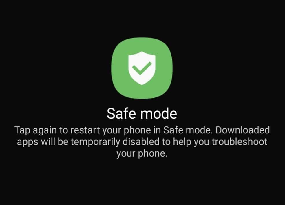 Android Adware - Safe Mode 2