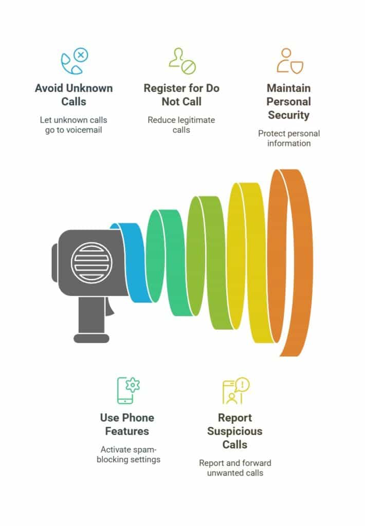 How to protect yourself from robocalls diagram